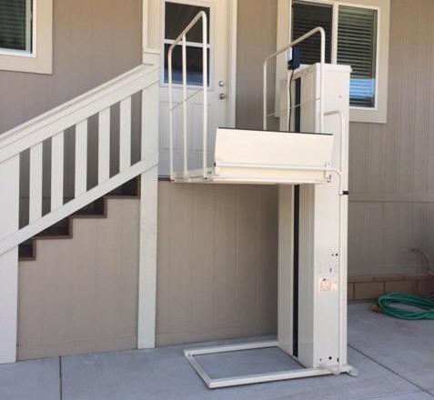 City Electric Wheelchair Elevators Vertical Platform Lift VPL Porch Mobile Home