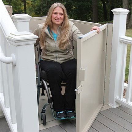 Santa Ana mobile home school portable wheelchair stage lift